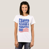 T-shirt Proud Veteran's Daughter  (Devant entier)