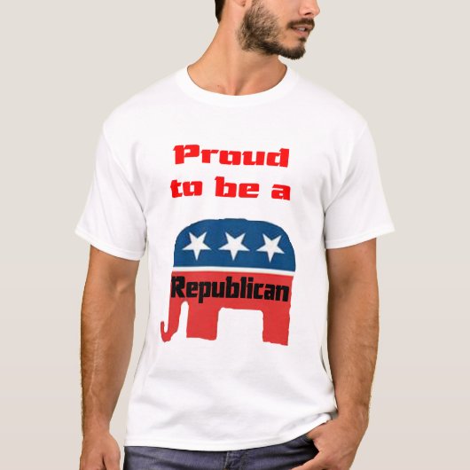 T-shirt proudrepublican (Devant)