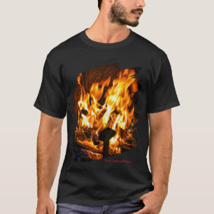 T-shirt proverbe latin avec belle cheminée