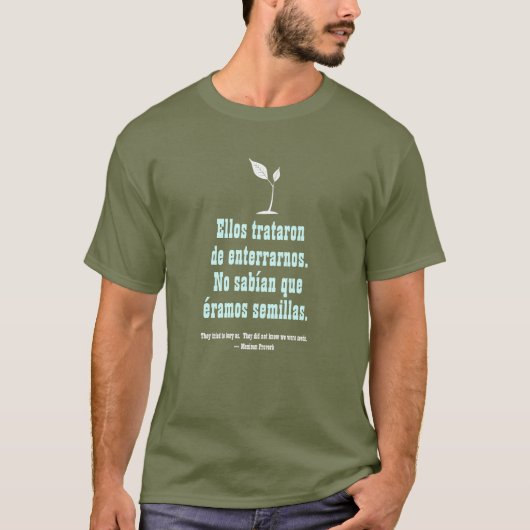 T-shirt Proverbe Mexicain (Devant)