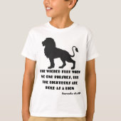T-shirt Proverbes 28:1 Bible Verse Citation de KJV Boy's (Devant)