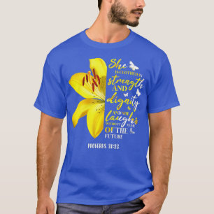 T-shirt Proverbes 3125 Elle Est Vêtue De Force Et