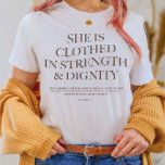 T-shirt Proverbes 31 | Esthétique chrétienne moderne<br><div class="desc">Embrassez le parfait mélange de style contemporain et de spiritualité profonde avec notre chemise "Proverbs 31". Réalisée avec soin et conçue dans un esprit esthétique moderne, cette chemise est plus qu'un vêtement, c'est une déclaration de foi et de gratitude. Proverbes 31 est un chapitre du Livre des Proverbes dans l'Ancien...</div>