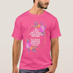 T-shirt Proverbes 35 6 Bible Verse Religious Christian Men