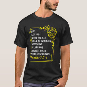 T-shirt Proverbes 35 6 Verset Biblique Religieux Hommes Ch