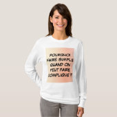 T-shirt Proverbes Shadocks (Devant entier)