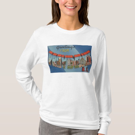 T-shirt Providence, Île de Rhode - grandes scènes de (Devant)