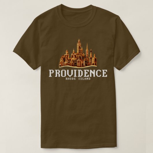 T-shirt Providence Rhode Island (Design devant)