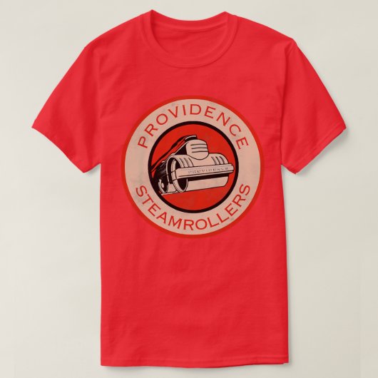 T-shirt Providence Steamrollers Retro Defunct Fan Art (Design devant)