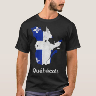 T-shirt Province de Québec Montréal Québec français