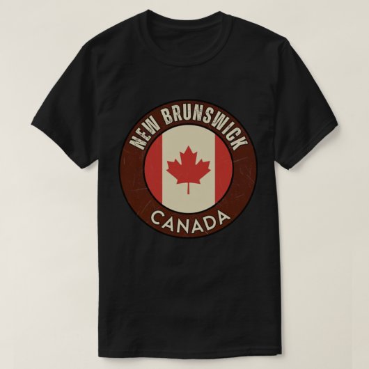 T-shirt Province of New Brunswick Canada (Design devant)
