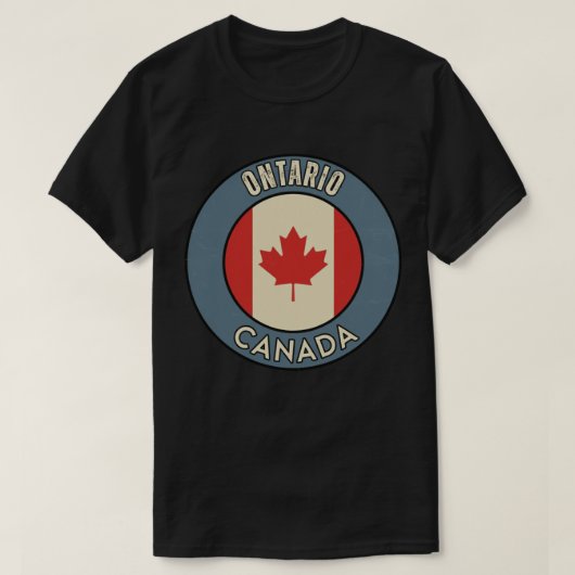 T-shirt Province of Ontario Canada (Design devant)