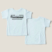 T-shirt provisoire (Design Recto & Verso)