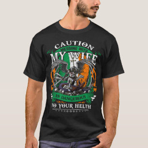 T-shirt prudence, baiser avec ma femme est dangereux