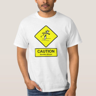 T-shirt Prudence Hurdles à l'avant panneau Athlétisme sur 