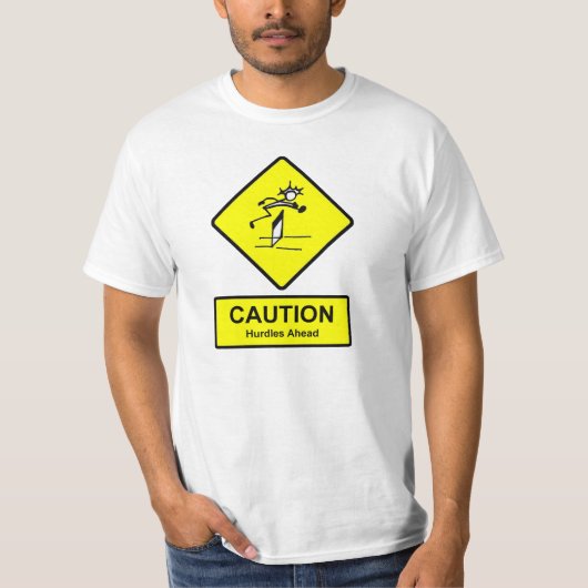 T-shirt Prudence Hurdles à l'avant panneau Athlétisme sur (Devant)
