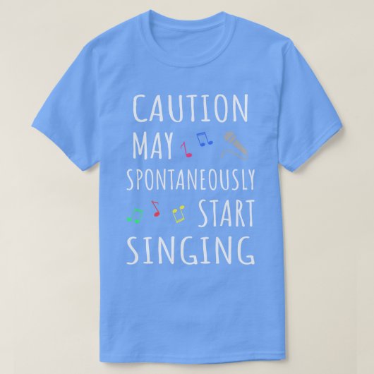 T-shirt Prudence peut commencer à chanter III (Design devant)