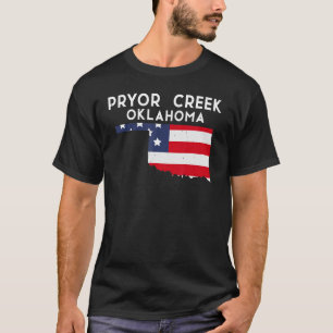 T-shirt Pryor Creek USA State America Travel Oklahoman