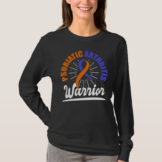 T-shirt Psa Psoriatic Arthrite Guerrier Sensibilisation (Devant)