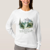T-shirt Psalm 61:2 Lead me to the Rock Scripture Mountain (Devant)