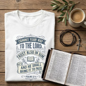 T-shirt Psalms 37:5 Inspirational Christian