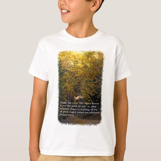 T-shirt Psaume 16:11 chemin (Devant)