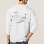 T-shirt Psaume 1:1-3, Béni est celui qui, (Dos)