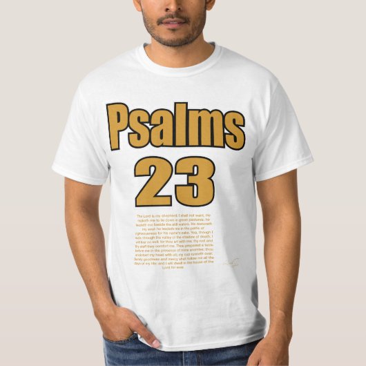 T-shirt Psaume 23 (Devant)