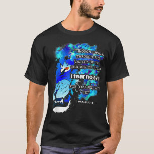 T-shirt Psaume 23 Lion chrétien religieux 