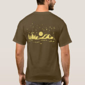 T-shirt Psaume 8:4 Qu'est-ce que l'homme Starry Sky (Dos)