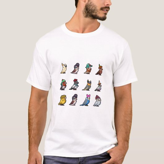 T-shirt PSF | Birds (Devant)