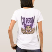 T-shirt PSF | Cat Person (Dos)