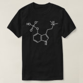 T-SHIRT PSILOCYBIN MOLECULE PSILOCIN MUSHROOM CHIMIE (Design devant)