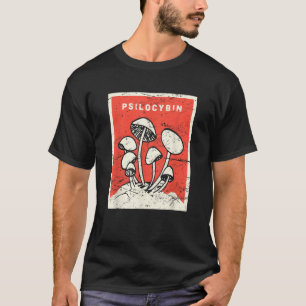 T-shirt Psilocybin T Chemise Retro Psychedélique Magie Mus