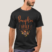 T-shirt PSL Citrouille Spice Latence Automne Café Automne (Devant)