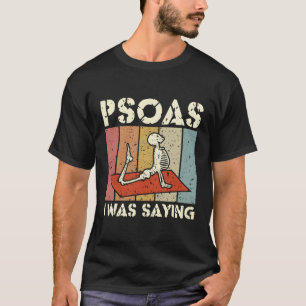 T-shirt Psoas Je Disais Massage Thérapiste Massage T