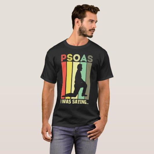 T-shirt Psoas Je Disais Pt Physiothérapie (Devant entier)