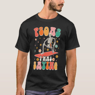 T-shirt Psoas Je Disais Skeleton Massage Thérapist Gro