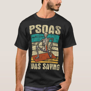 T-shirt Psoas Je Disais Thérapeute en Massage Thérapie LMT