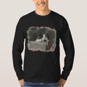 T-shirt Psps Mignonne Amoureux des chats M. Meow Funny Tee