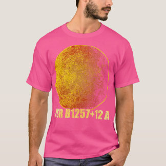 T-shirt PSR B125712 Une planète exoplanète
