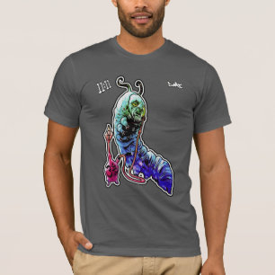 T-shirt psycadelic de tabagisme de Caterpillar -