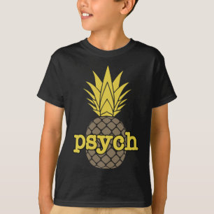 T-shirt Psych ananas Fruit drôle Graphisme Brown