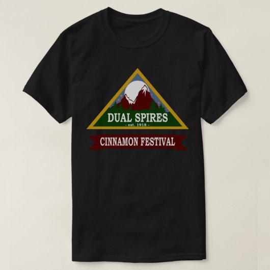 T-shirt Psych - Double Spires Cinnamon Festival Essential (Design devant)