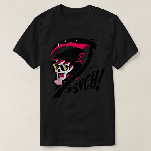 T-shirt Psych Red Reaper Design (Design devant)