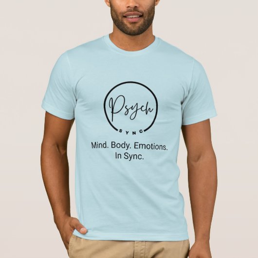 T-shirt Psych Sync : Esprit. Corps. Émotion. En phase. T-S (Devant)