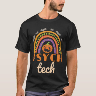 T-shirt Psych Tech Halloween Rainbow Psychiatric Tech