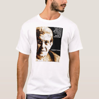 T-shirt Psychanalyse de citation de Lacan