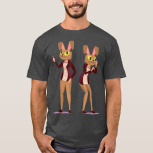 T-shirt Psychedelic Bunny Psychobunny Vêtements Pour Femme