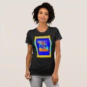 T-shirt Psychedelic Groove : Pop Art Énergie Abstraite (Devant entier)